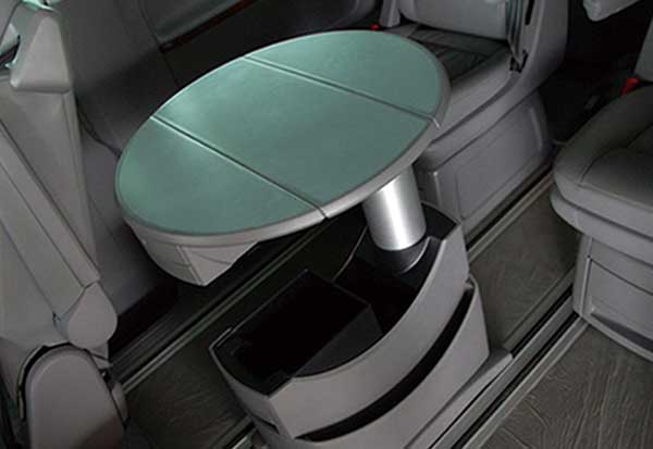 Circular folding table board