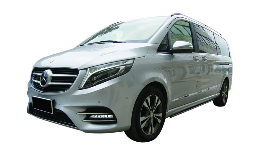 Installation example of Benz V grade front bar