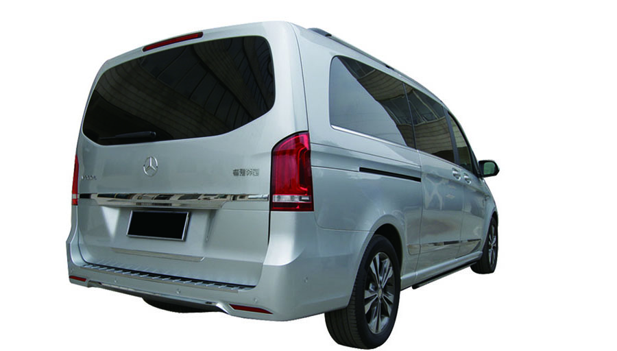 Installation example of Benz V class rear bar