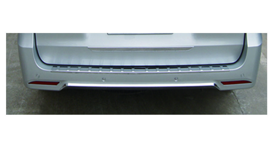 Plating plate for rear bar